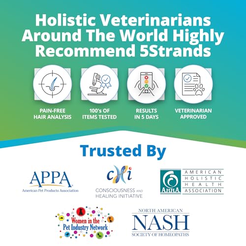 Pet Food Intolerance Test for Dogs & Cats, 272 Items, Hair Analysis, Results in 5 Days B446570