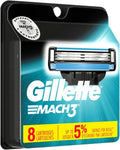 Gillette Mach3 Replacement 8 Cartridges