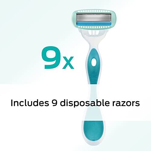 Women's Sensitive Skin Razor with 2 Moisturizing Blade Refills Z742174