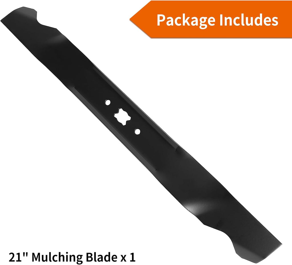Mower Blade for 21" Deck, Mulching Blade, 1 Pack R46557