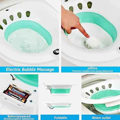 Electric Sitz Bath for Toilet, Postpartum Hemorrhoid Care N99098