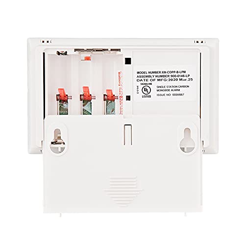 Carbon Monoxide Detector, AA Battery Powered CO Alarm with LEDs X7018