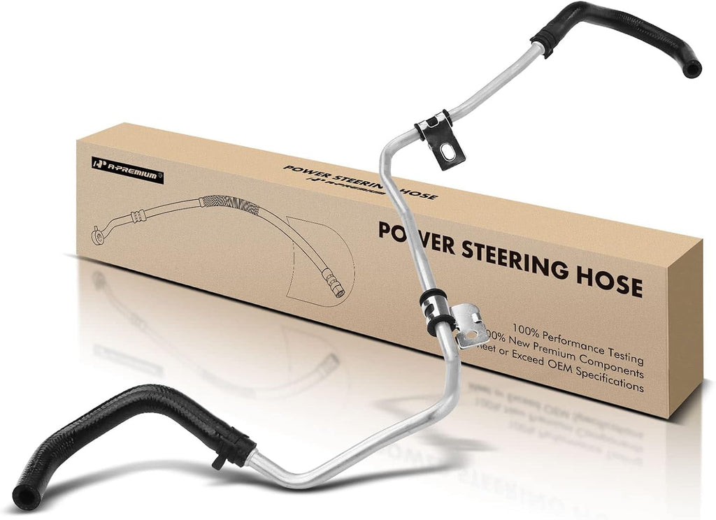 A-Premium Power Steering Return Hose Line Assembly Compatible with Toyota Highlander 2001-2007, 2.4L 3.0L 3.3L, Pipe To Reservoir