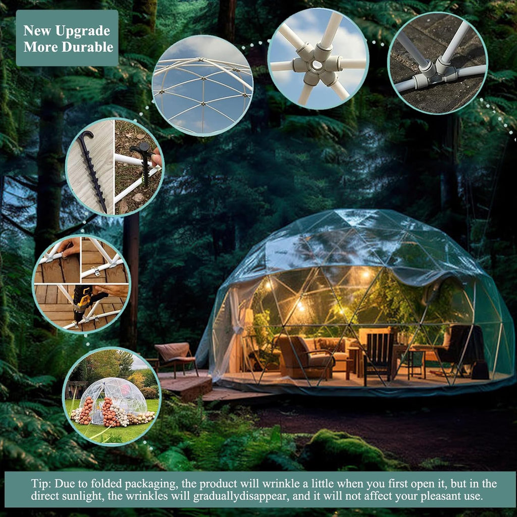 Clear Bubble Dome Tent for Outdoor Camping Patio R8782