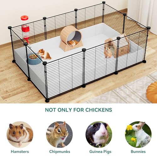 Guinea Pig Cage Indoor C&C Small Animal Playpen with Waterproof Liner R131512