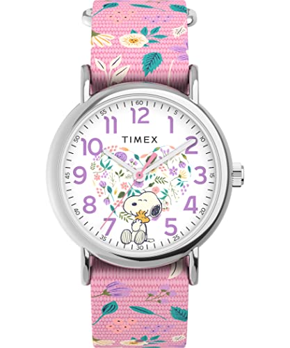 Timex X Peanuts in Bloom Women's Weekend 38mm Watch