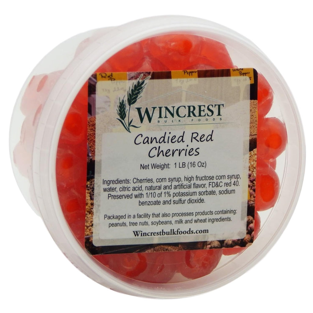 Candied Red Cherries, 1 Lb Tub G1406