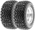 [Set of 2] SunF 20x10-8 20x10x8 ATV UTV Tires 4 Ply Golf Cart Lawn Mower Quad G003 [ Rim(s) NOT included ]