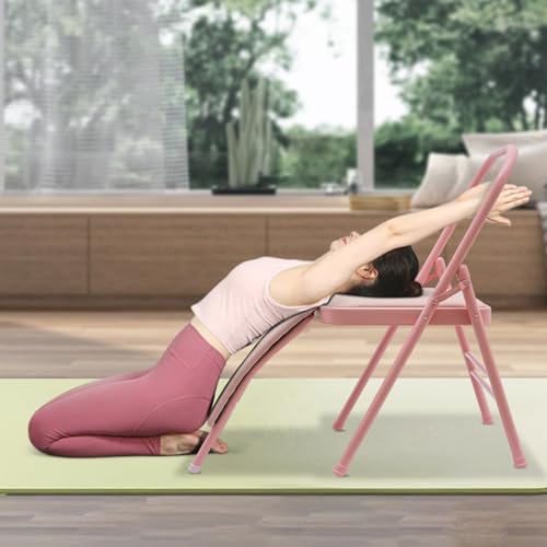 Foldable Yoga Chair for Adults with Lumbar Back Support M8498