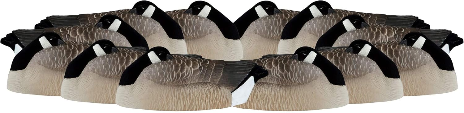 Dakota Decoy X-Treme Flocked Sleeper Shell Canada Goose Decoy Pack of 12