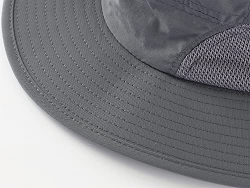 Men's UPF 50+ Wide Brim Boonie Hat for Fishing Hiking R4590