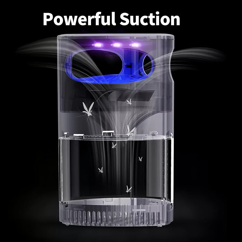 iHave Fly Trap Indoor - Powerful Bug Zapper Indoor with Bug Light, Strong Suction, No Sticky Boards Needed Mosquito Zapper, Ultimate Catcher & Killer for Mosquitoes, Gnats, Moths, and Fruit Flies