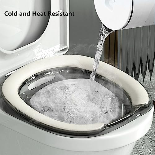 Foldable Sitz Bath Tub for Toilet Seat Postpartum Care G4503