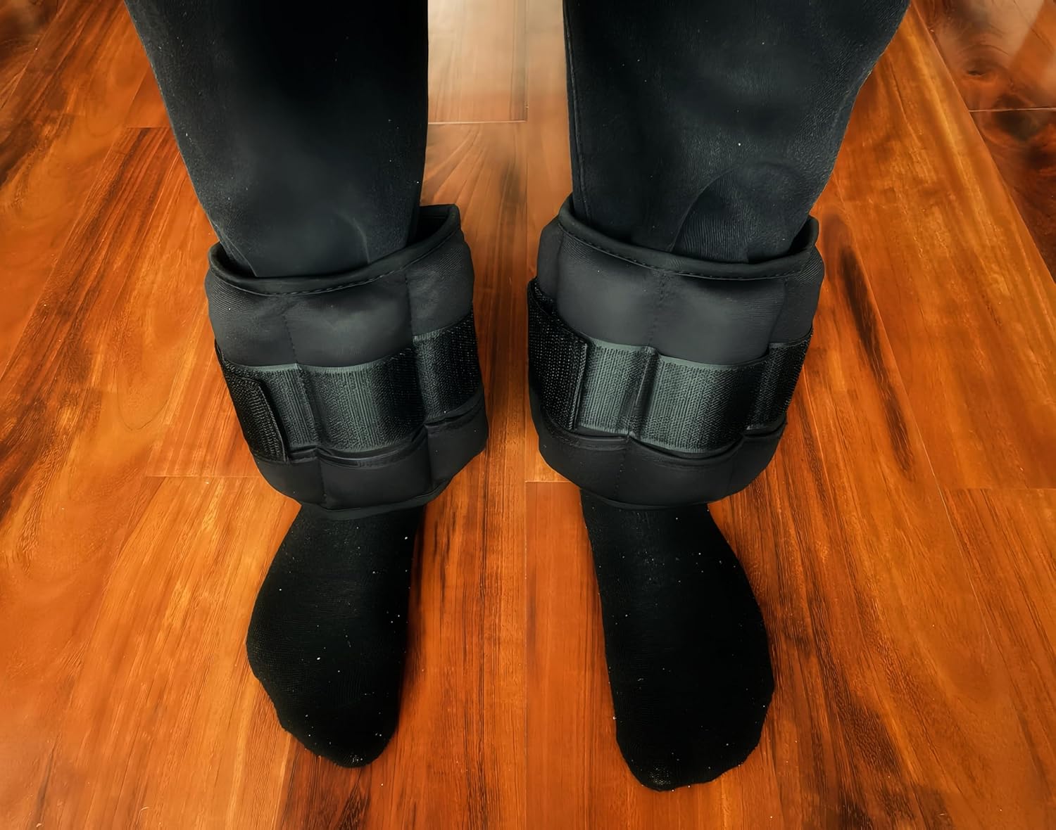 Adjustable Ankle and Wrist Weights Set, 10-Pound Pair L490555