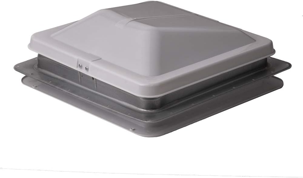 14" White Cargo Roof Vent V76802