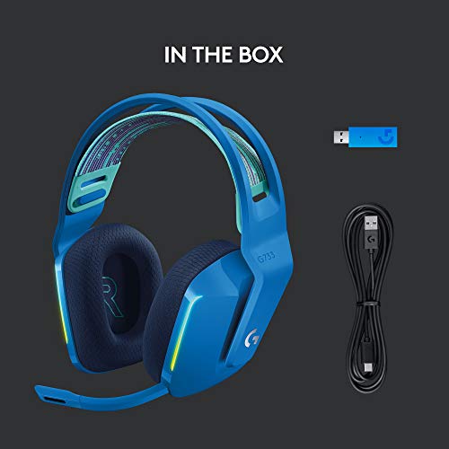 Wireless Gaming Headset with Suspension Headband, RGB, Black B4551