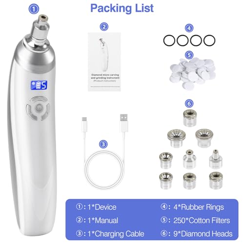 Microdermabrasion Machine Handheld Facial Tool for Home Use I747131