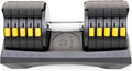 Marcy Adjustable Dumbbell System 6 Dumbbells-in-1 up to 50lbs, Single - ADDB-6198