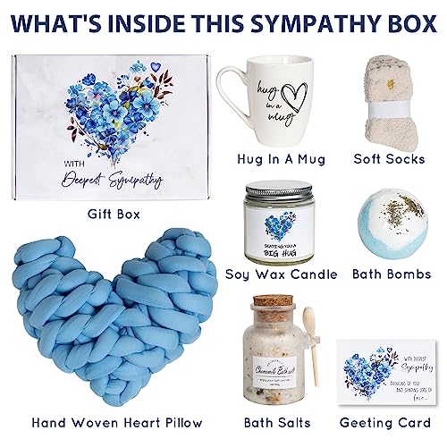 Sympathy Gift Baskets for Loss of Loved One, Thinking of You Care Package Z84358
