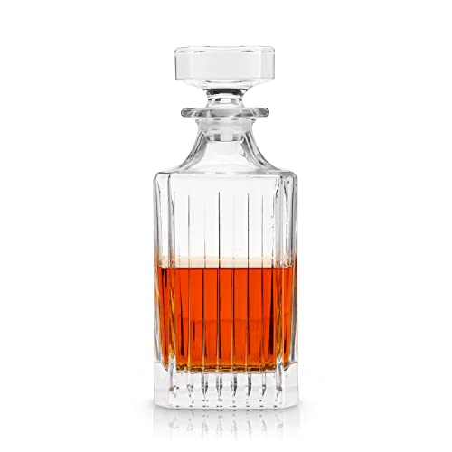 Viski Reserve Milo Crystal Rocks Glasses Old Fashioned Glass- European Crafted Rocks Glasses, Bourbon, Whiskey Glass and Liquor Gift Ideas Set of 4