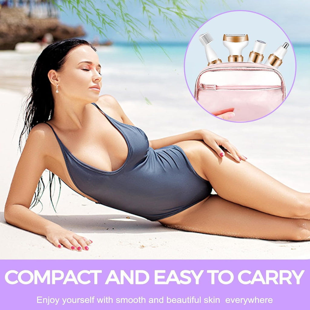 Rechargeable 4-in-1 Electric Razor for Women V761