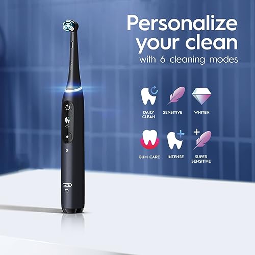 Rechargeable Electric Toothbrush with Pressure Sensor and 6 Cleaning Settings S215
