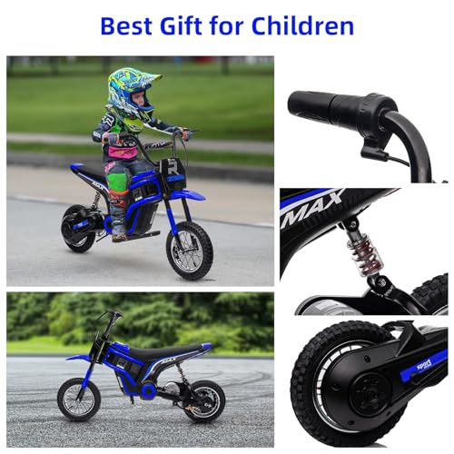 Kids Electric Dirt Bike 350W Motor 12in Tires Pink R7720