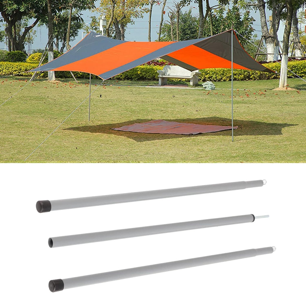 Telescoping Tarp Poles, Heavy Duty Adjustable Canopy Support Poles for Shelter B452963