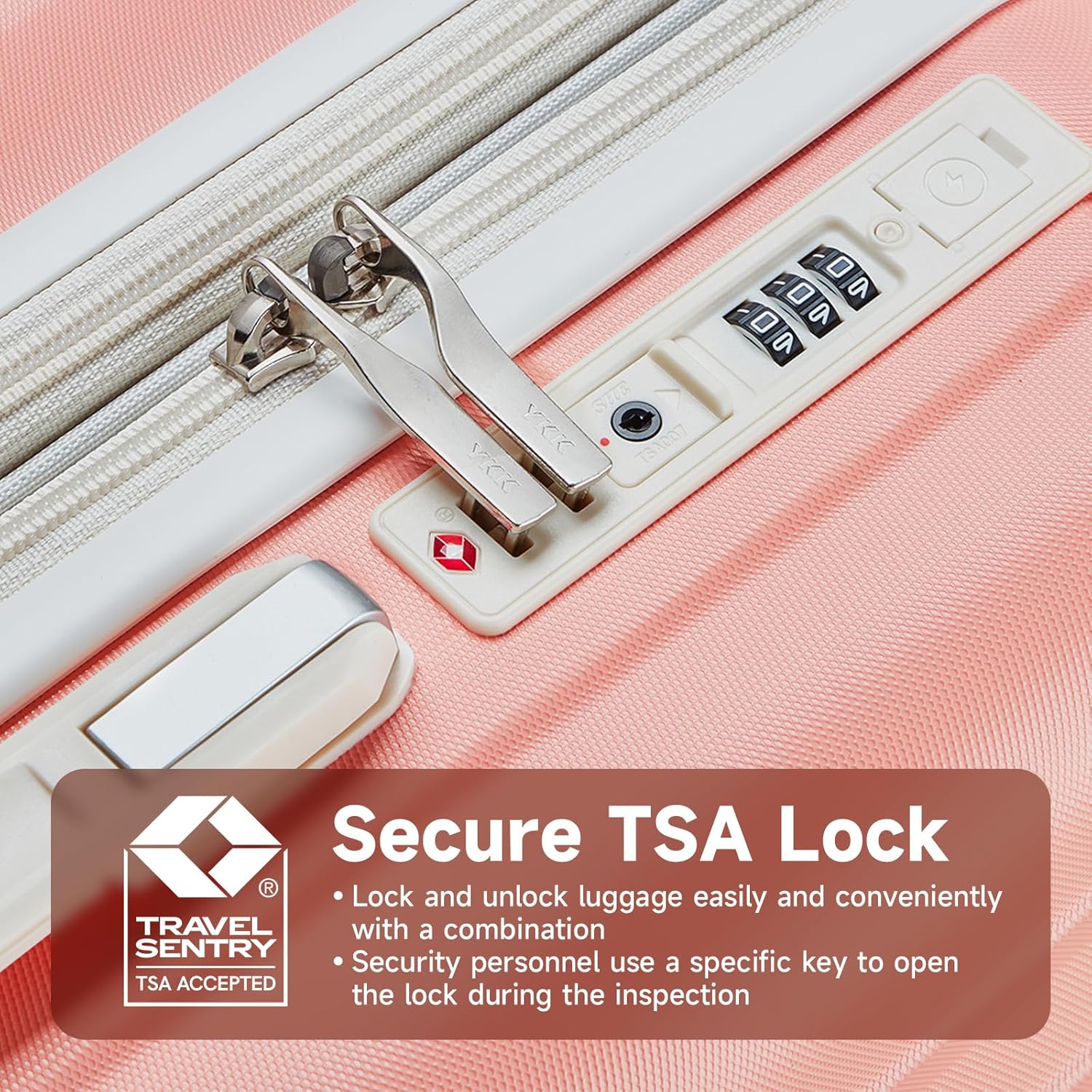 Luggage Set 4 Piece Expandable Hardside with Spinner Wheels TSA Lock O7180