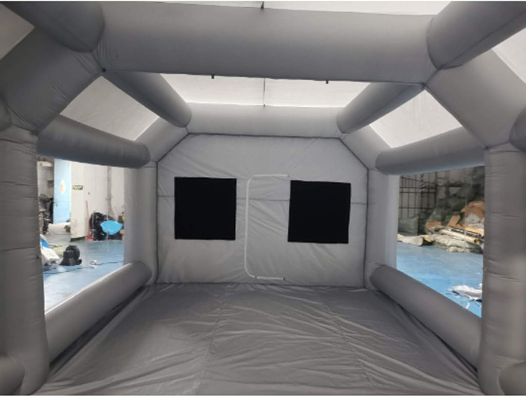 Portable Inflatable Paint Booth, 26x13x10Ft, Car Spray Tent with Air Filter System W67407
