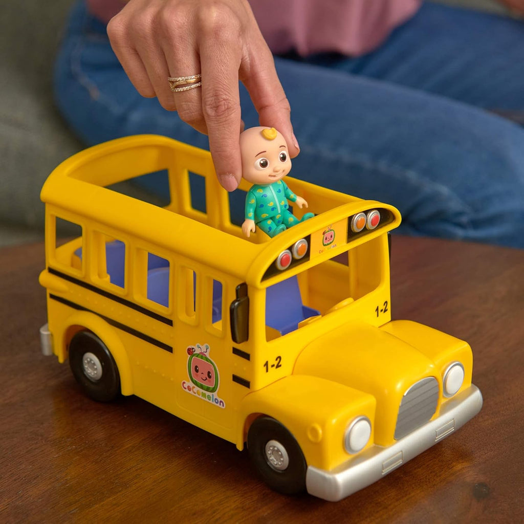 Musical Yellow School Bus with Removable Figure P812391