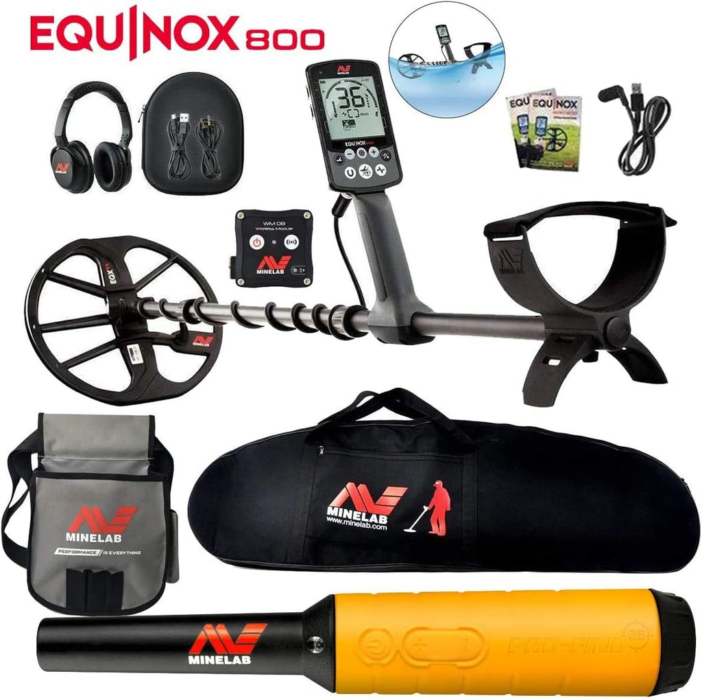 Metal Detector with Carry Bag and Finds Pouch I980954