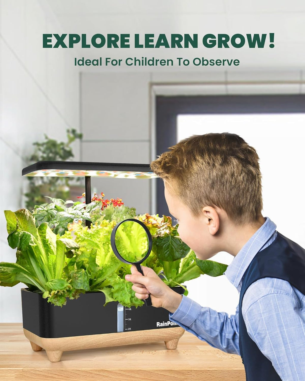 Indoor Hydroponics Growing System with 13 Pods B642