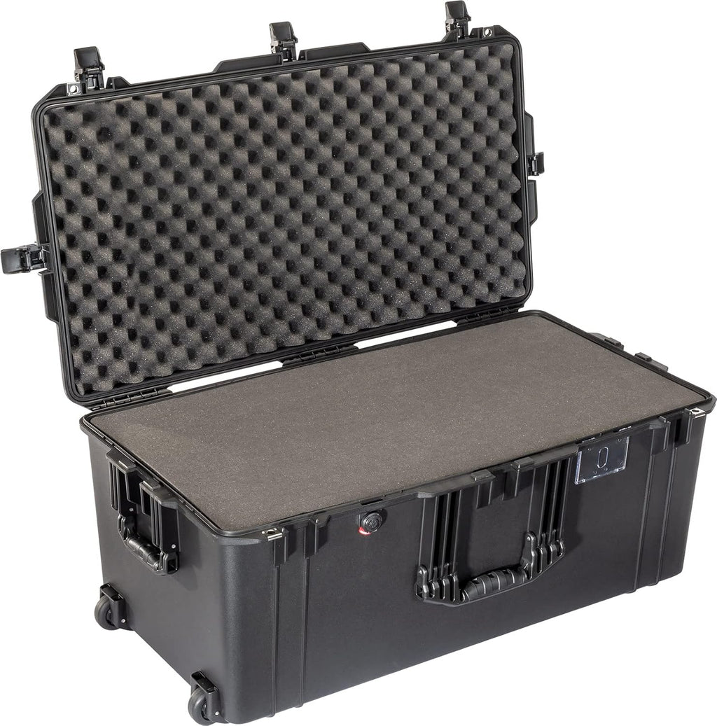 Pelican Color Case Black 1646 Air case, with Wheels. Comes with Foam