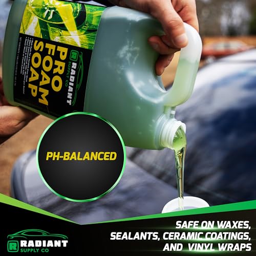 Professional Car Wash Soap for Foam Cannons or Bucket Washes, Ultra Concentrated, pH Balanced, 16oz X49252