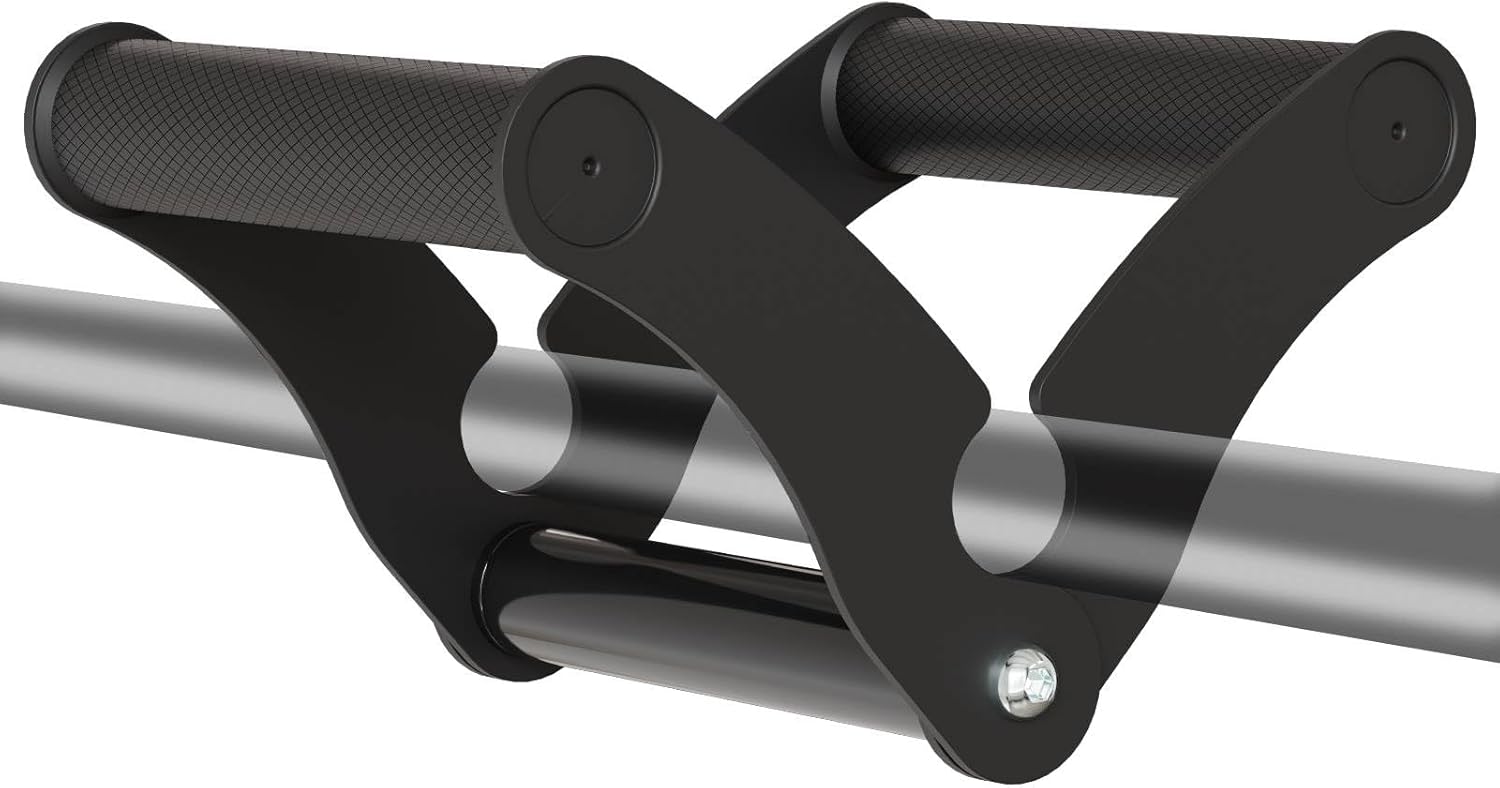 Fitarc V Bar Attachment T Bar Row Landmine Handle Portable Landmine Attachment for Barbell Fits Olympic Bars,Exercise Back,Arm,Shoulder
