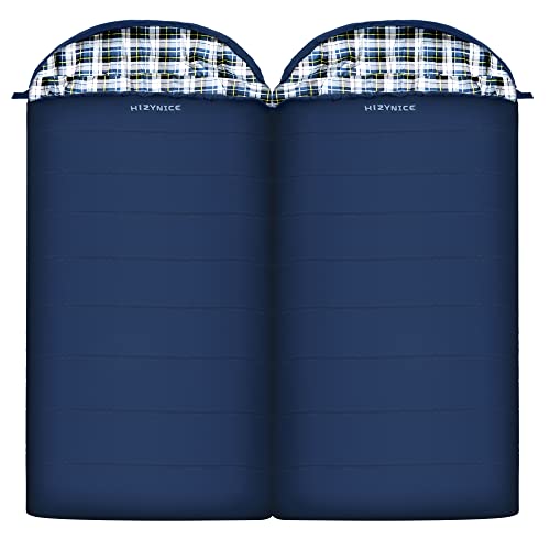 0 Degree Sleeping Bag Cotton Flannel XXL for Adults Cold Weather Camping P2476