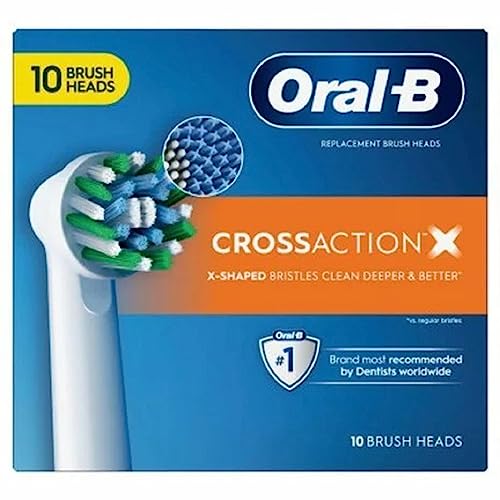 Electric Toothbrush Replacement Brush Heads, 10 ct. I543