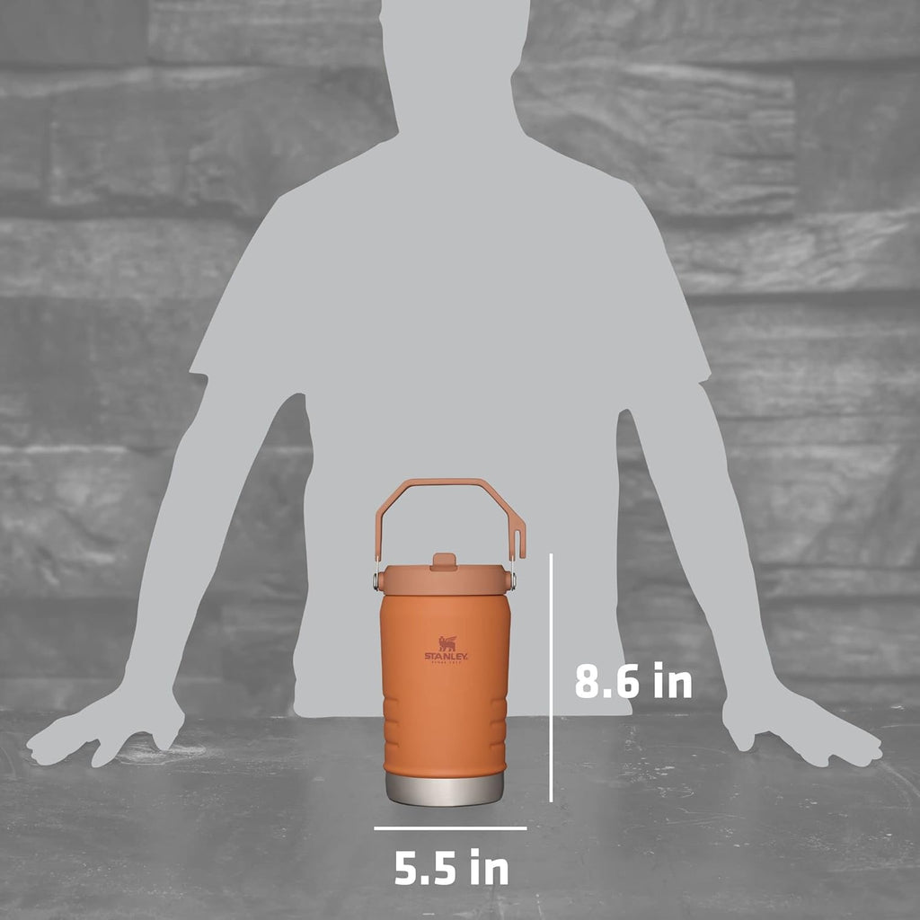 Stainless Steel Water Jug with Straw, Vacuum Insulated, 40OZ Z420774