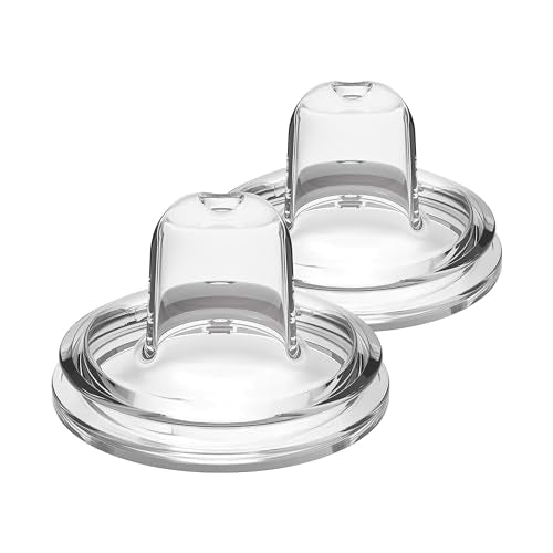Dr. Brown's Natural Flow Level 2, Wide-Neck Baby Bottle Silicone Nipple, Medium Flow, 3m+, 100% Silicone, 2 Count (Pack of 1)