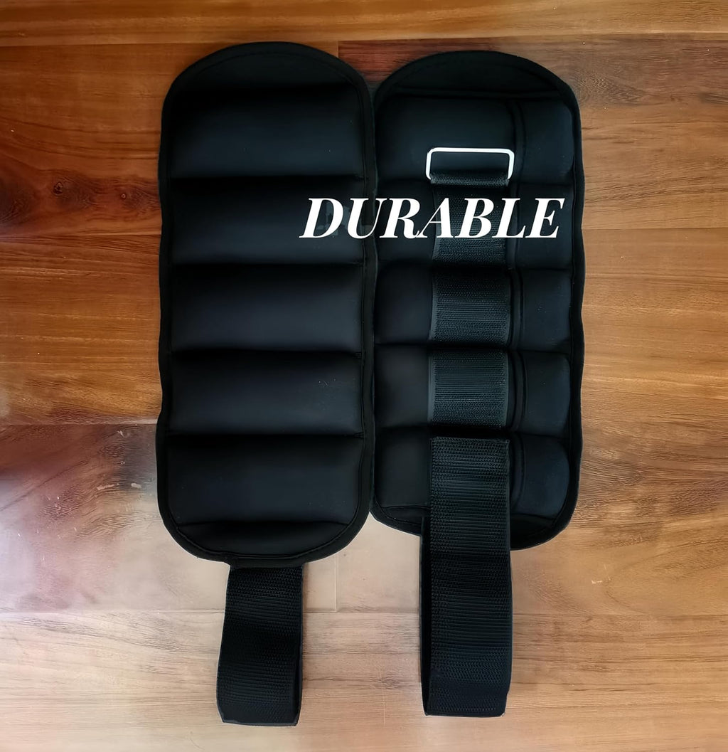 Adjustable Ankle and Wrist Weights Set, 10-Pound Pair L490555