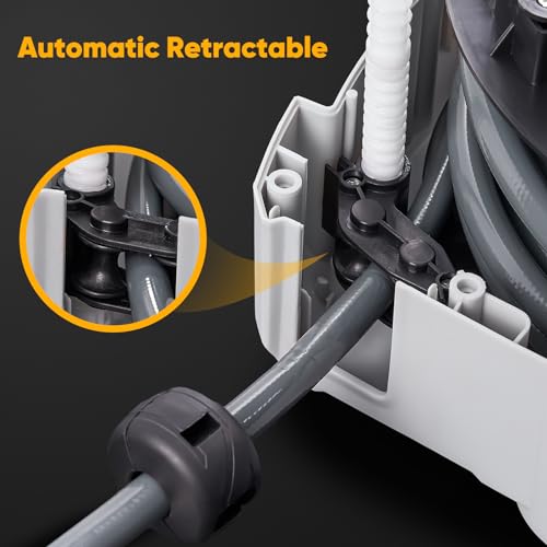 Retractable Air Hose Reel, 3/8 in x 65 ft, 300 PSI M483
