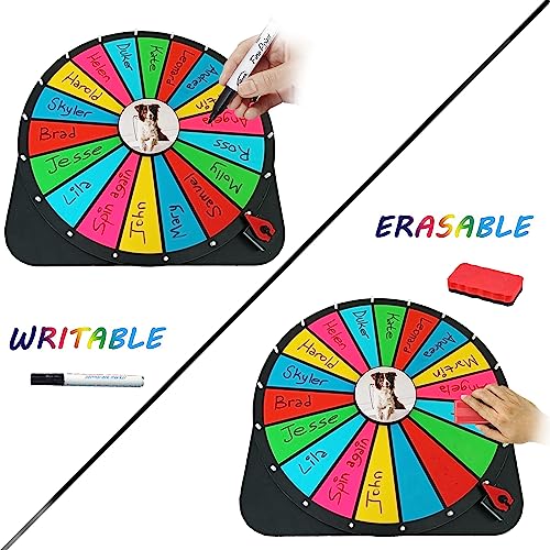 Spinning Prize Wheel 24 Inch with 18 Slots Tabletop Game B32303