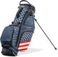 Bag Boy HB-14 Hybrid Golf Stand Bag, 14 Way Top with Full Length Individual Dividers, Lightweight, Removable Dual Shoulder Straps, 7 Pockets