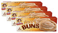 Little Debbie Honey Buns, (4 Boxes) 24 Individually Wrapped Breakfast Pastries with Amembiana mints