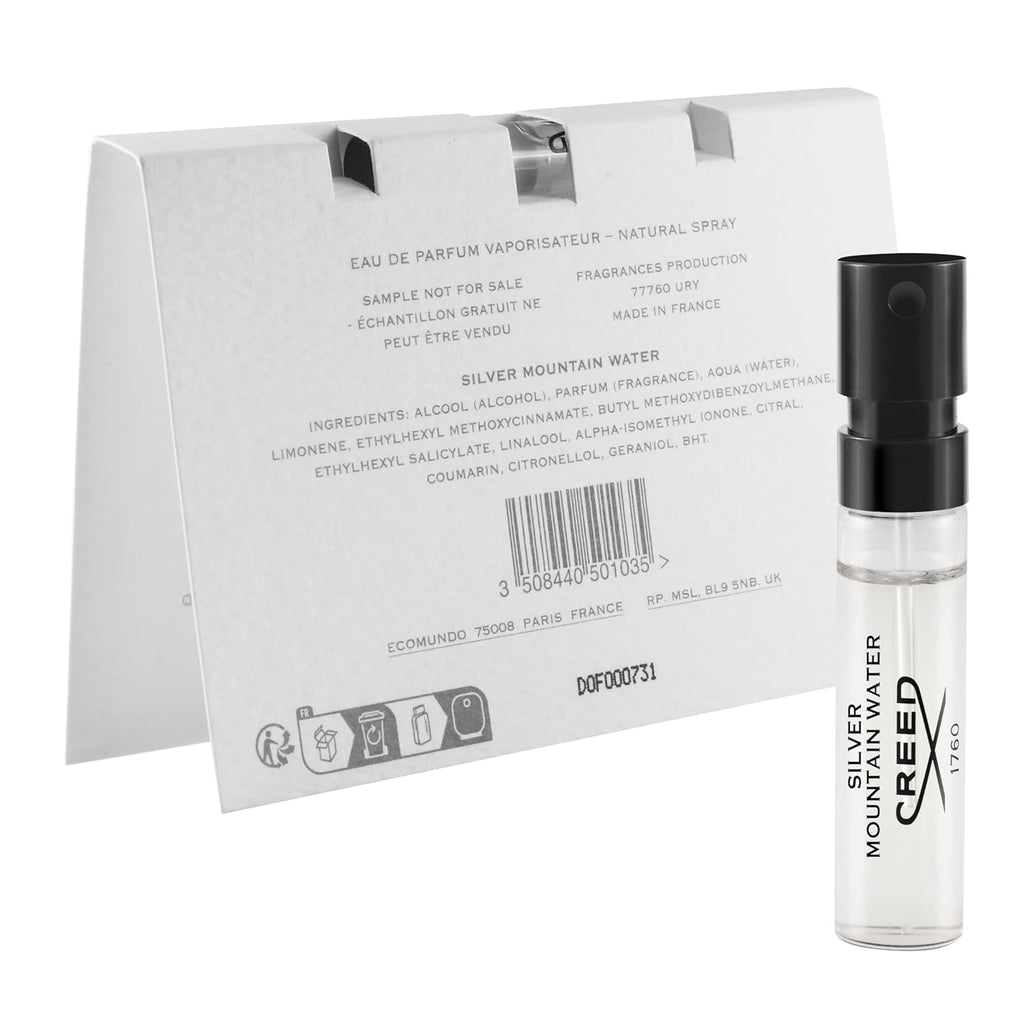 Men's Fragrance Sample Set - 6 Cologne Samples, 0.05 oz Each U110
