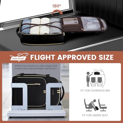 Travel Backpack with 3 Packing Cubes, Waterproof Carry-On Bag Y9727
