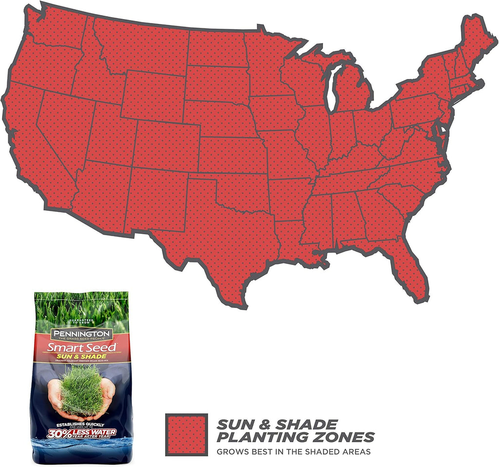Sun and Shade Grass Seed, 20 LBS T830