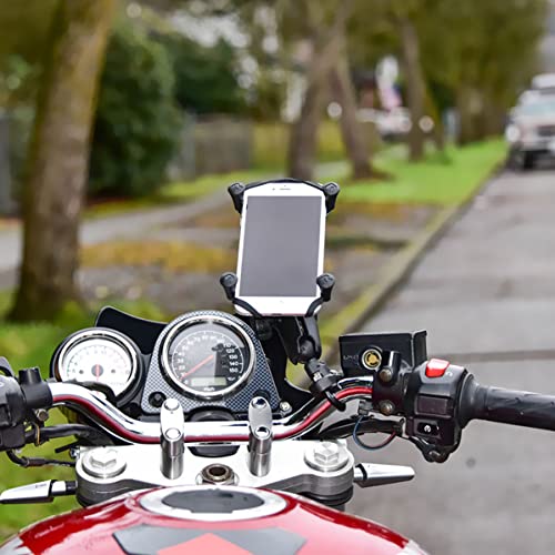 Phone Mount with Handlebar U-Bolt Base for Motorcycle, ATV, Bike A3801