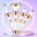 Electric Razors for Women, Shavers for Women, Trimmer for Women Ladies Electric Shaver, 4 in 1 Rechargeable Safety Razor for Women Pubic Hair, Electric Razor Womens for Shaving Face, Underarms, Legs